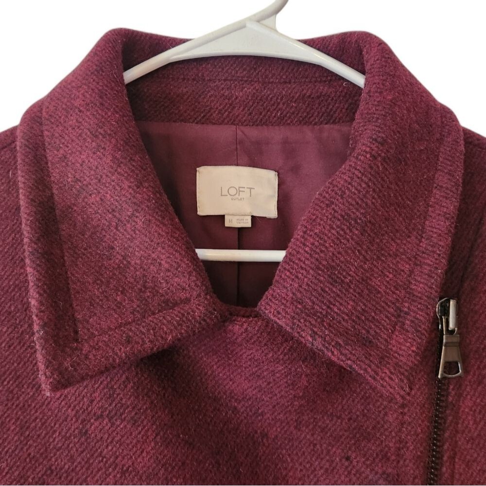 Loft Zip Burgundy Peacoat M - Picture 4 of 10